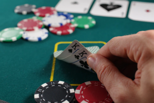playing poker