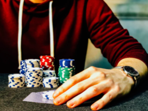 playing poker